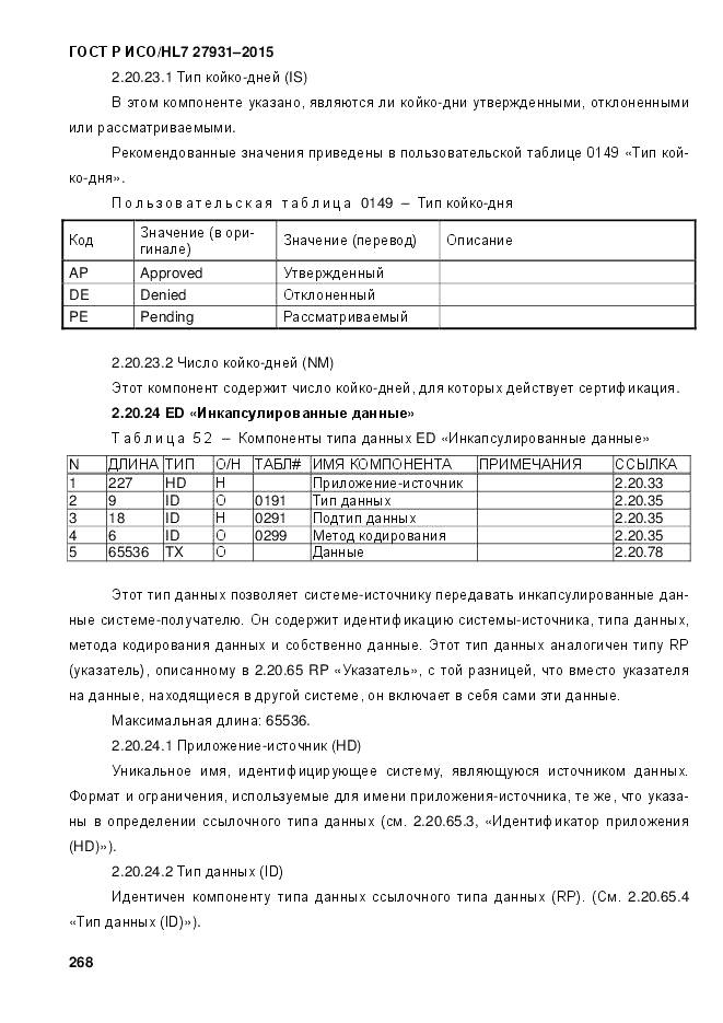 ГОСТ Р ИСО/HL 7 27931-2015, страница 275